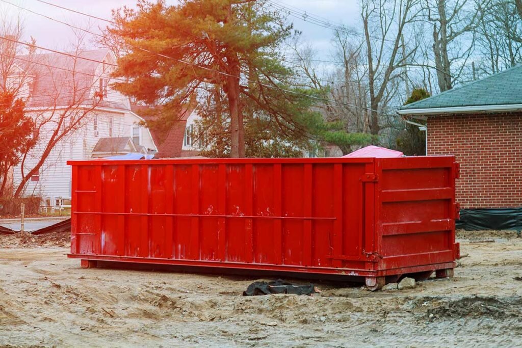 Loaded Dumpster Near Home